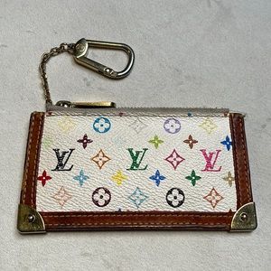 LV Murakami key chain; great accessory piece